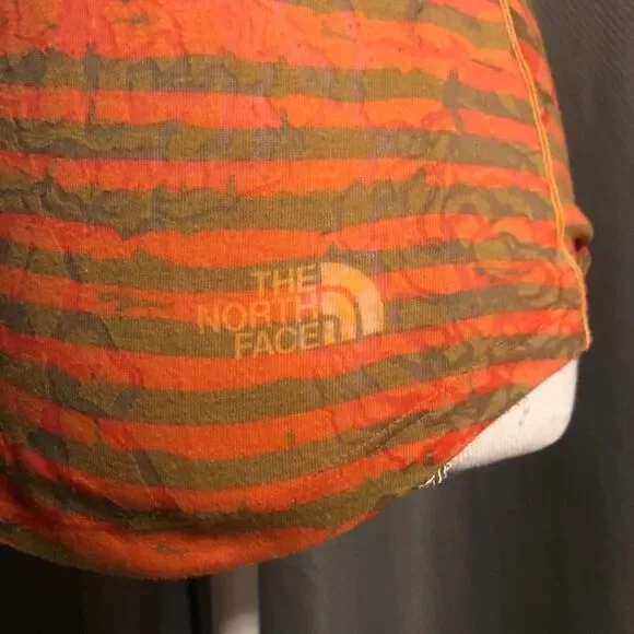 ⭐️3 for $10⭐️ The North Face Orange Floral Striped Tee - Picture 6 of 8